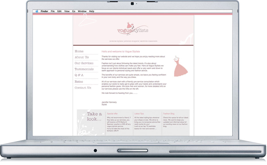 View the Vogue Stylists website
